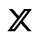 X Logo Small White
